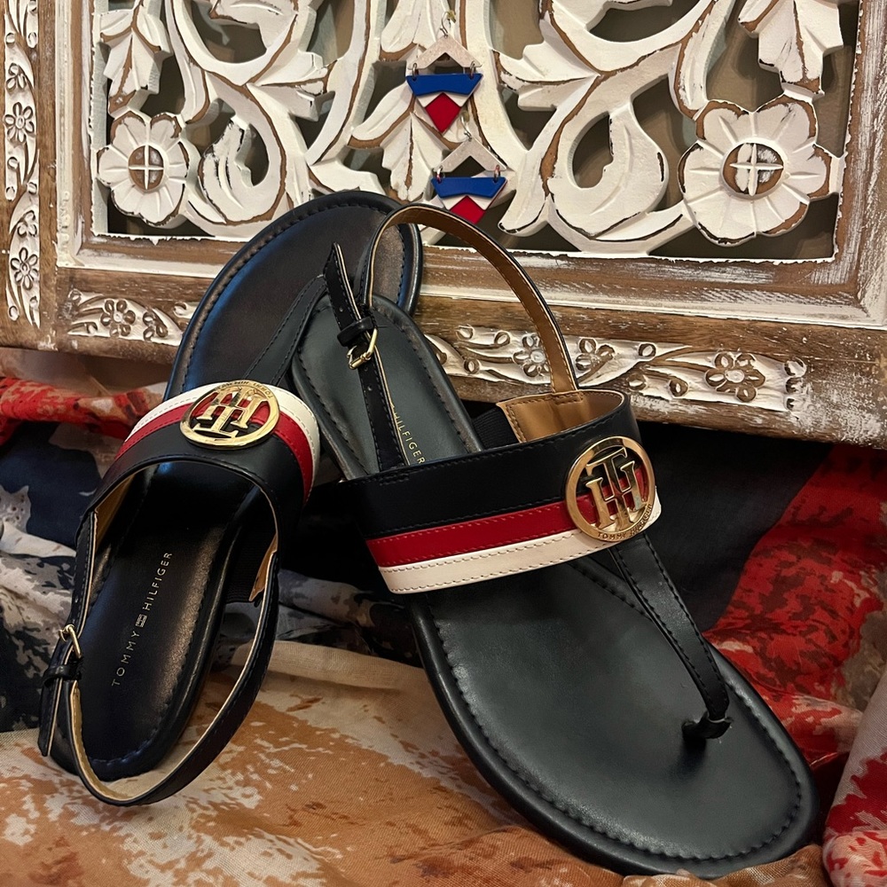 Tommy Hilfiger Women's Jesi Flat Sandal 10